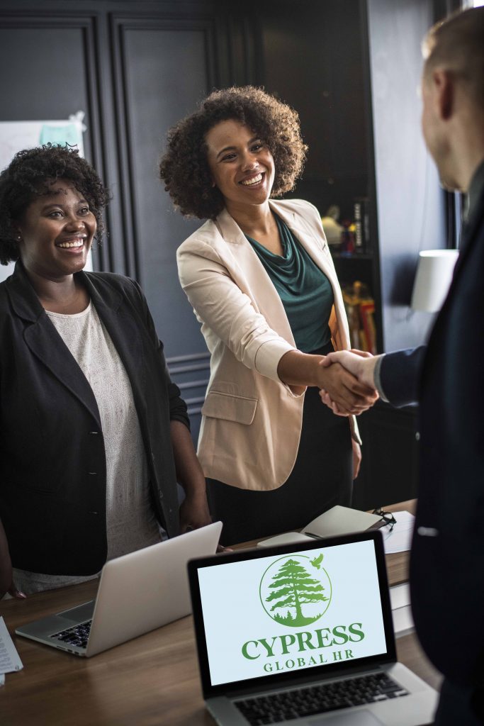 Cypress Global HR consultant working on employee documentation